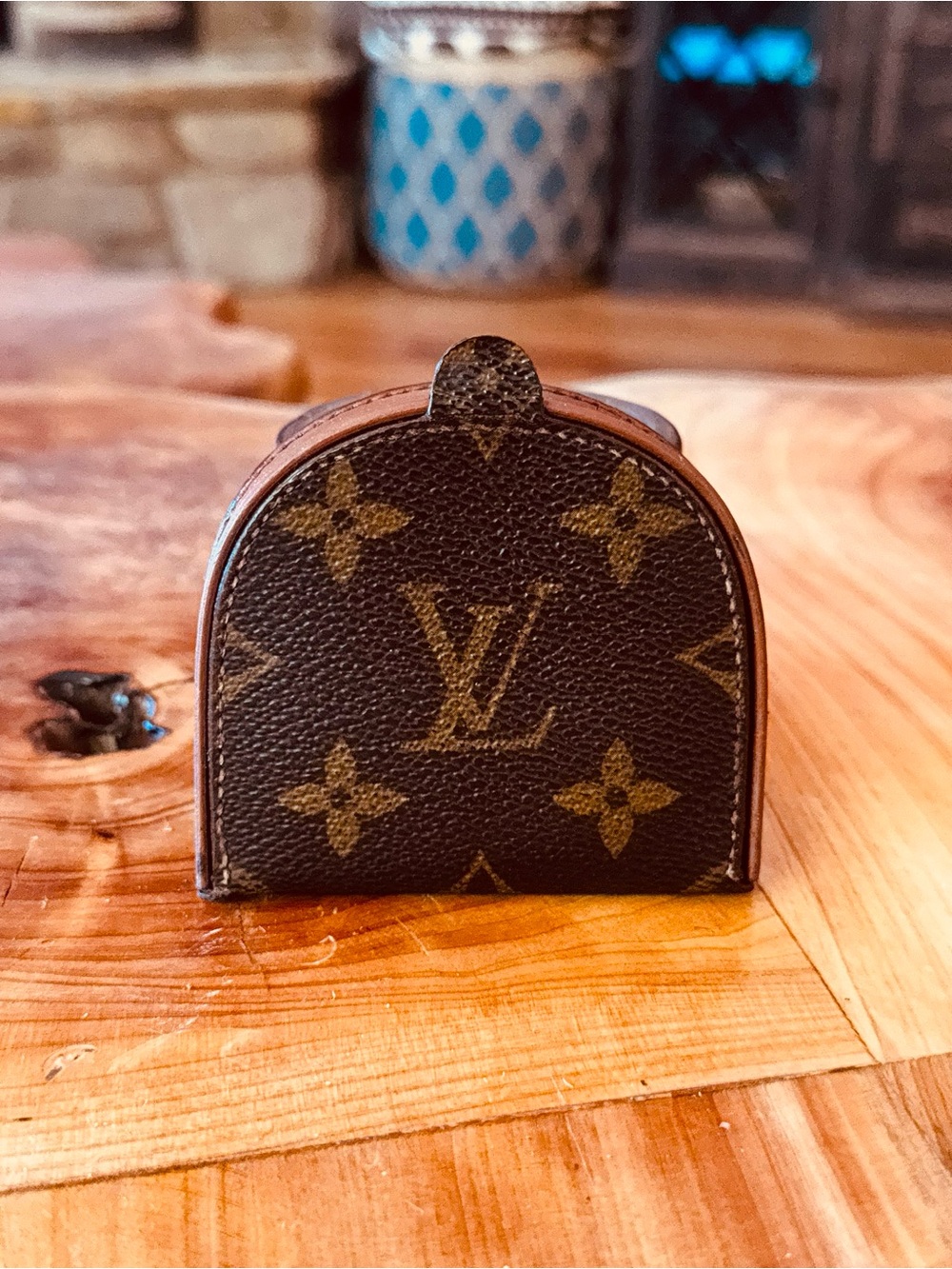 Louis Vuitton Monogram Porte Monnaie Cuvette Coin Purse Wallet very rare 1994